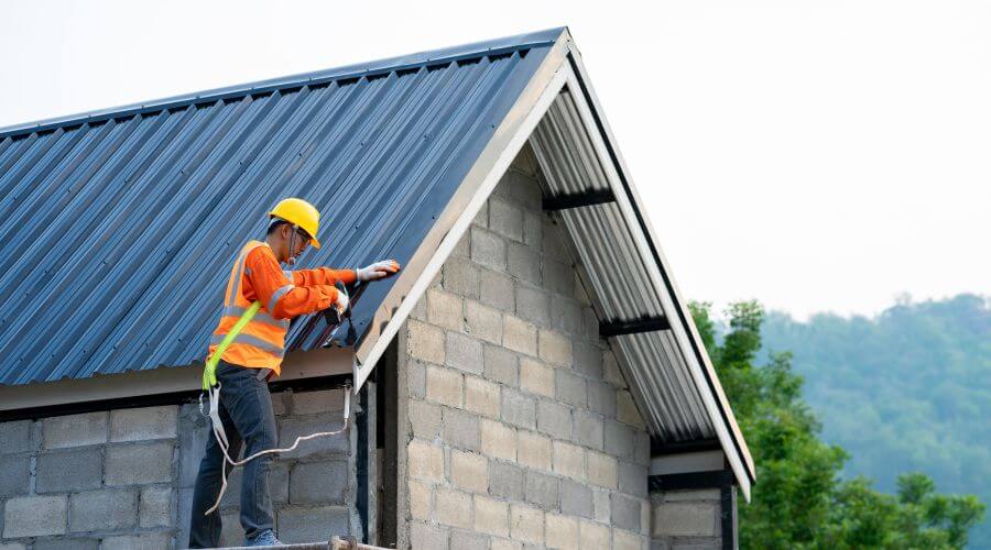 Professional metal roof installation in Saint George, UT